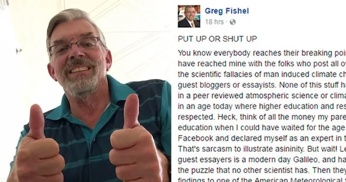 After Being Fed Up With 'Experts' Saying Climate Change Doesn't Exist, This Popular Meteorologist Shuts Them Down By Saying "Put Up Or Shut Up"