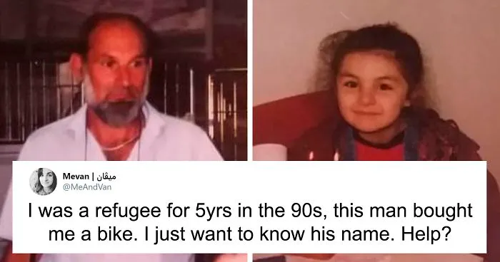 Woman Asks The Internet To Help Find A Man Who Bought Her A Bike When She Was A 5-Year-Old Refugee, The Internet Delivers