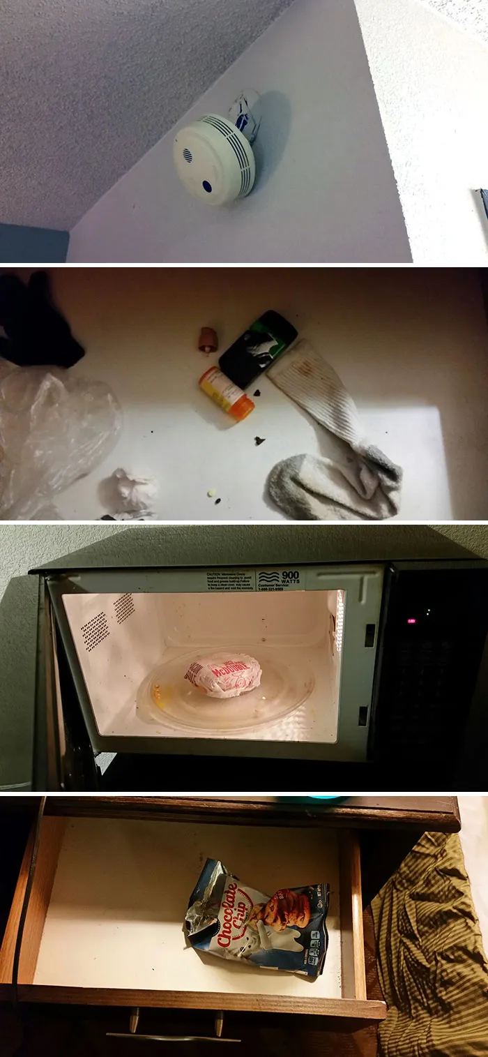 Stayed At A Hotel For Cheap This Weekend. Wasn't Quite Prepared For This Level Of Sketch