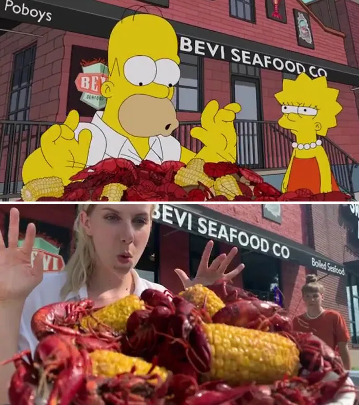 Two Swiss Tourists Recreate ‘The Simpsons’ Episode Of Homer’s Food Tour In 54 New Orleans Restaurants Shot For Shot