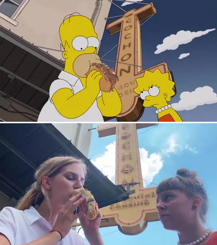 Two Swiss Tourists Recreate ‘The Simpsons’ Episode Of Homer’s Food Tour In 54 New Orleans Restaurants Shot For Shot