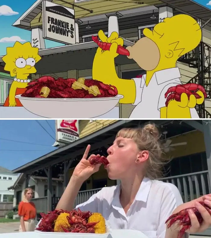 Two Swiss Tourists Recreate ‘The Simpsons’ Episode Of Homer’s Food Tour In 54 New Orleans Restaurants Shot For Shot