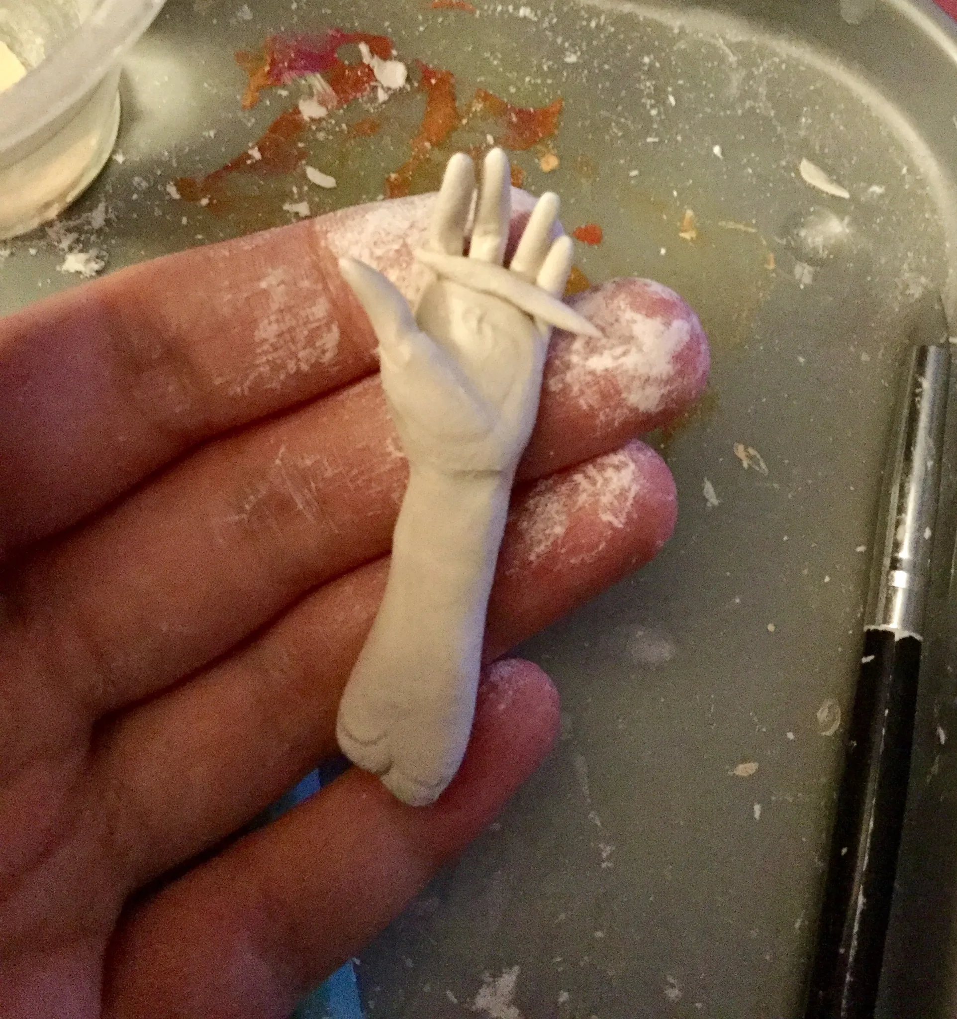 3 Week Process Of Making A Hand Sculpted Doll.