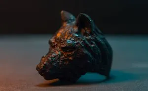 Handmade Wolf Head Ring
