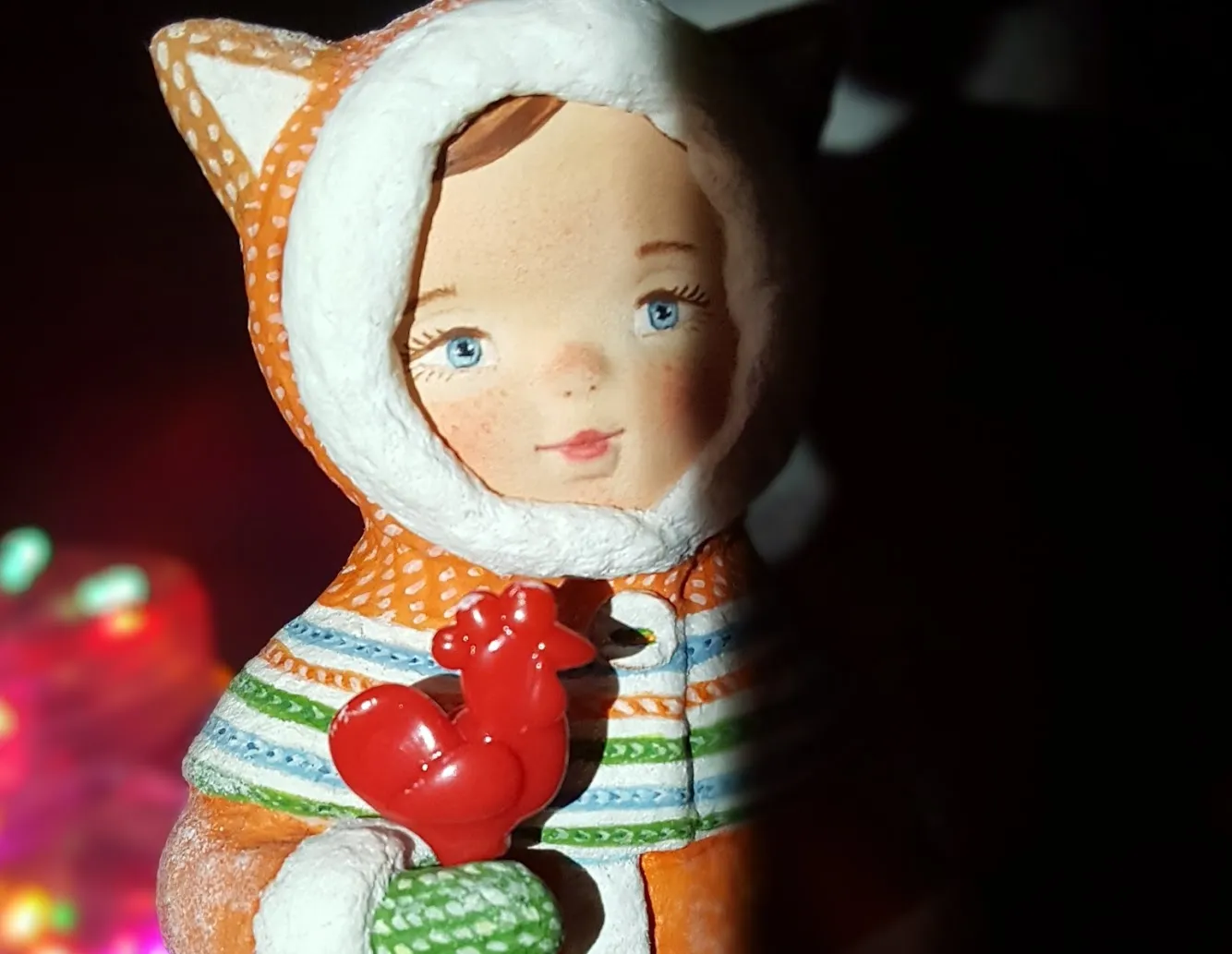 I Create Art Dolls Inspired By Really Old And Lost Technique Of Christmas Toys Making.