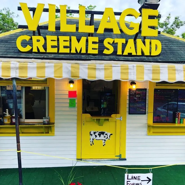 Village Creeme Stand In Bristol, Vermont
