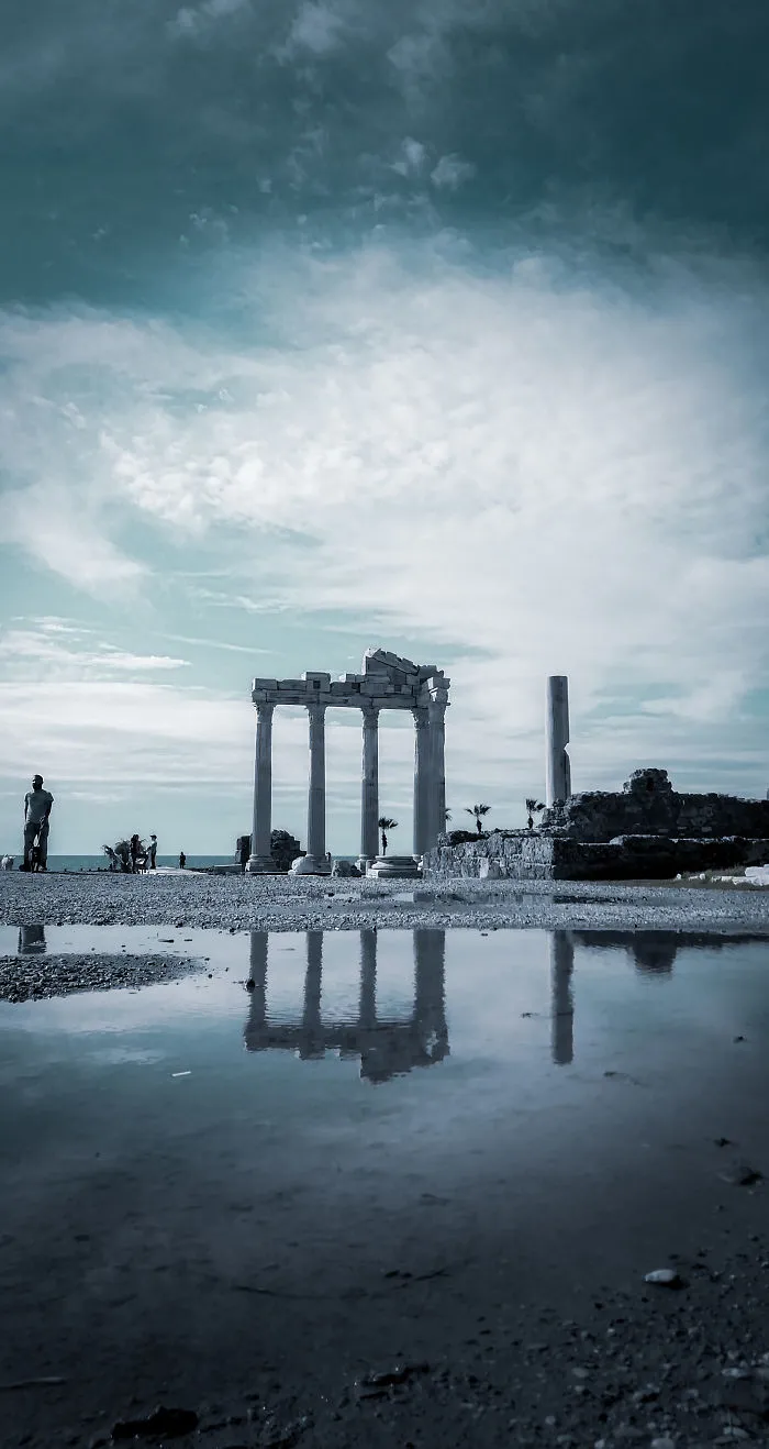 Temple Of Appolo, Side Ancient City, Antalya, Turkey