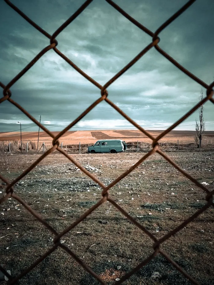 A Lone Old Bus