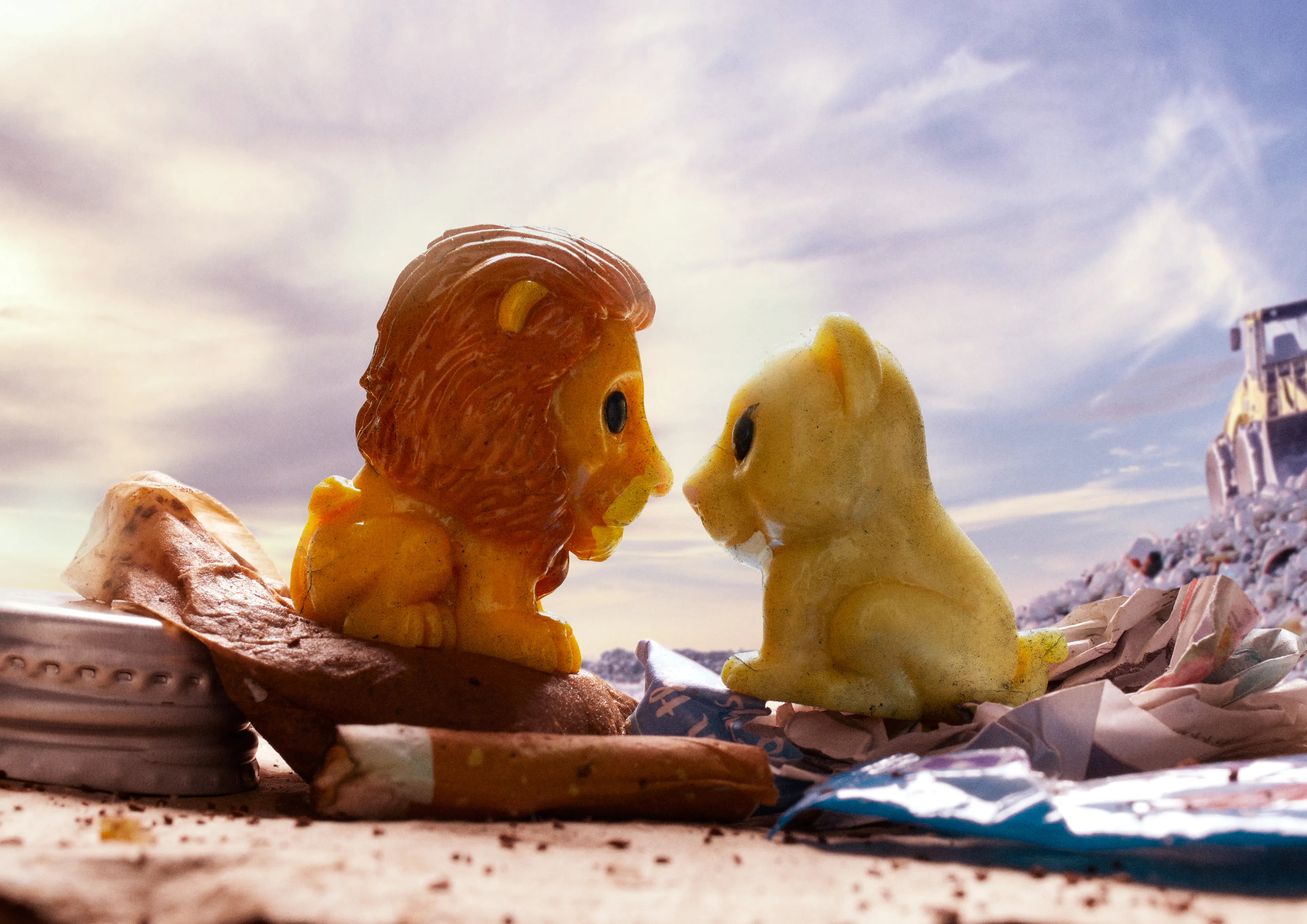 We Recreated Scenes From The Lion King With Woolworths Lion King Ooshies In Their Natural Habitat- Landfill