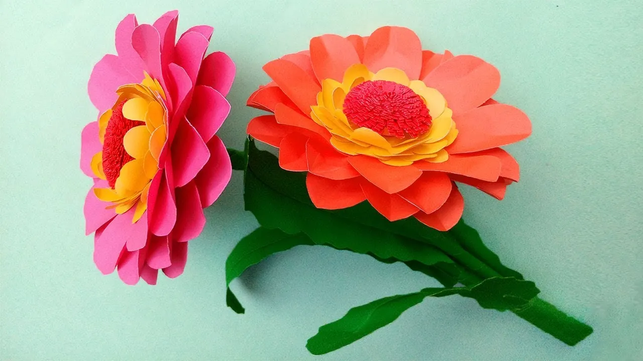 DIY Flower: How To Make Simple Paper Flowers For Home Decor
