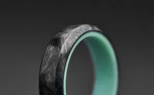 I Combine Different Composite Materials To Form High Tech Jewelry Made From Forged Carbon Fiber. The Forged Carbon Fiber Technology Was First Developed By Lamborghini And Offers A Unique Honed Marble Look.