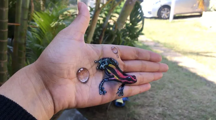 I Create Temporary 3D Paintings On My Left Hand (New Pics)