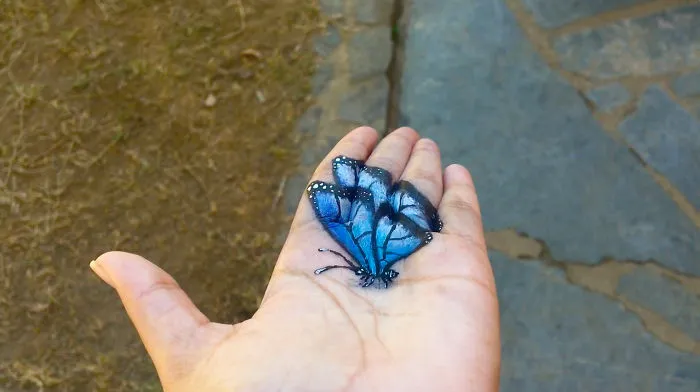 I Create Temporary 3D Paintings On My Left Hand (New Pics)
