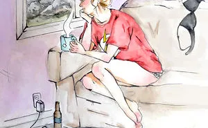 Emotional Illustrations Of Mother Nature Intertwined With The Female Spirit
