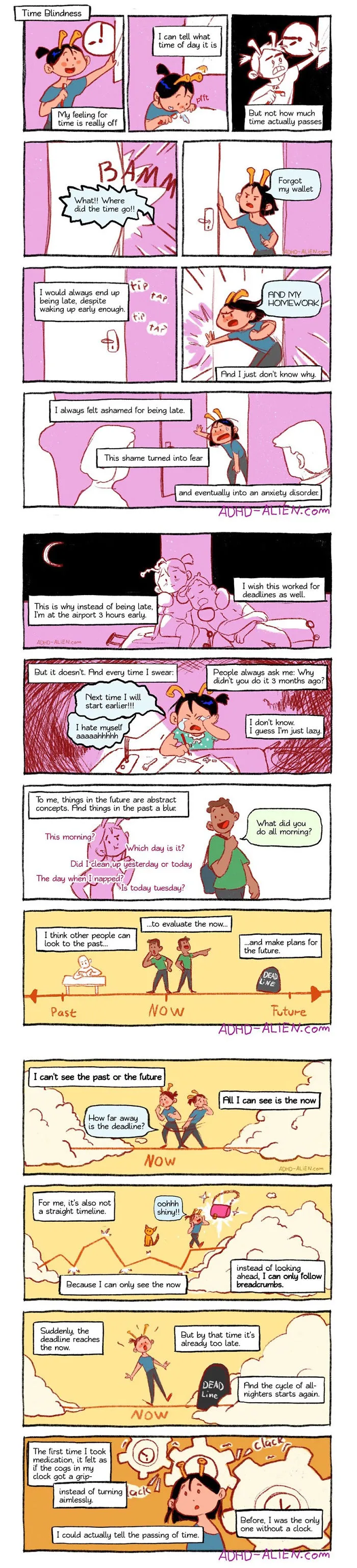 21 Comics About ADHD By A 29-Year-Old Artist That Only Got The Right Diagnosis A Year Ago