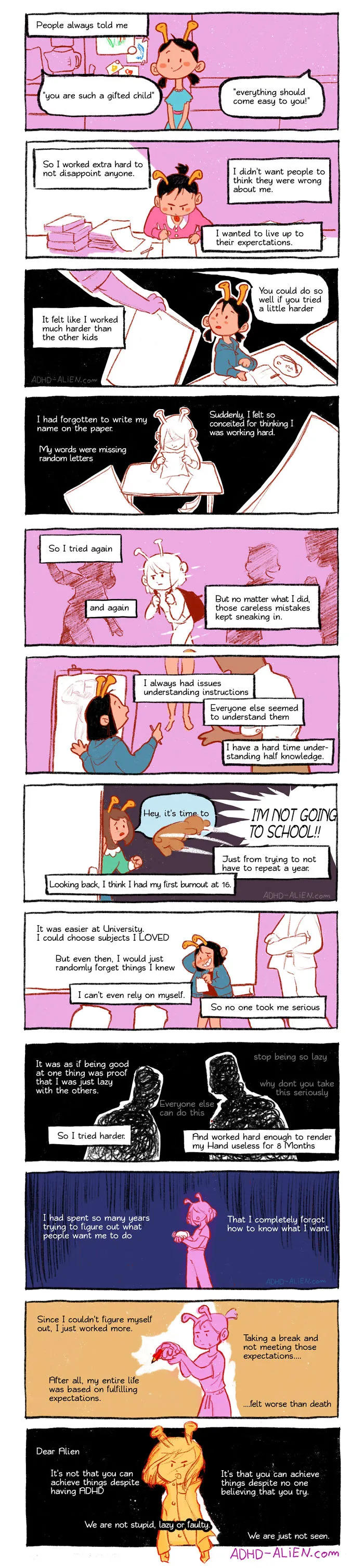 21 Comics About ADHD By A 29-Year-Old Artist That Only Got The Right Diagnosis A Year Ago