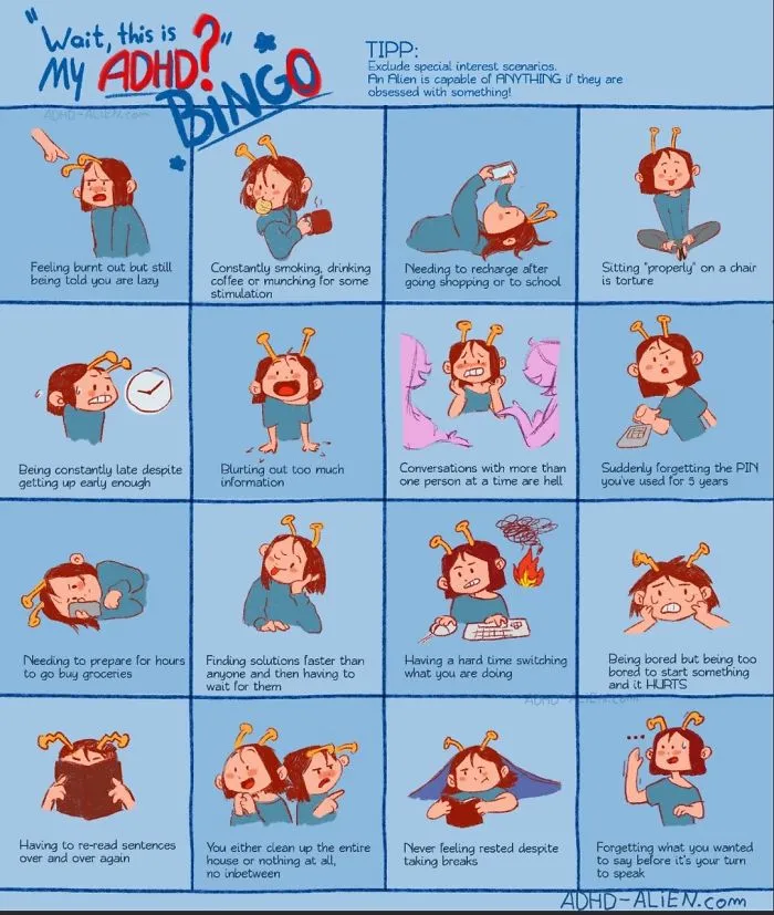 21 Comics About ADHD By A 29-Year-Old Artist That Only Got The Right Diagnosis A Year Ago