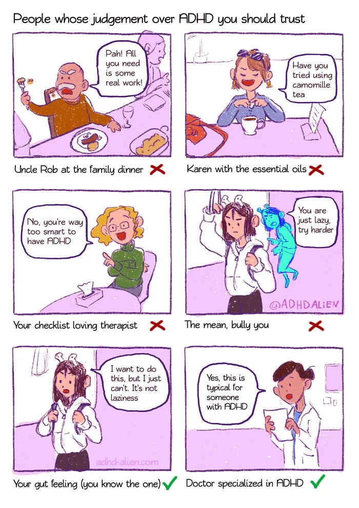 21 Comics About ADHD By A 29-Year-Old Artist That Only Got The Right Diagnosis A Year Ago