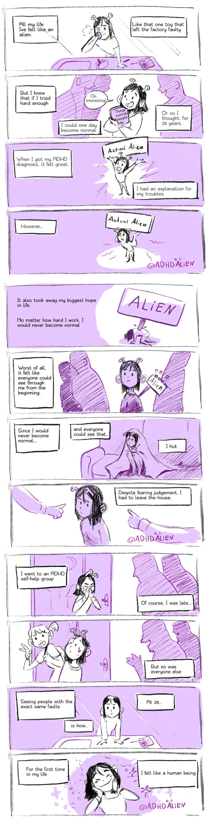 21 Comics About ADHD By A 29-Year-Old Artist That Only Got The Right Diagnosis A Year Ago