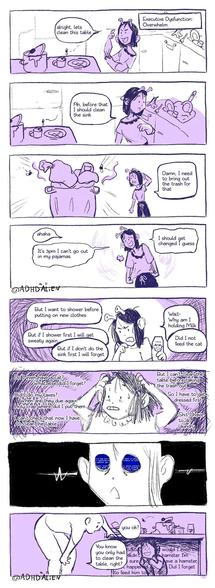 21 Comics About ADHD By A 29-Year-Old Artist That Only Got The Right Diagnosis A Year Ago