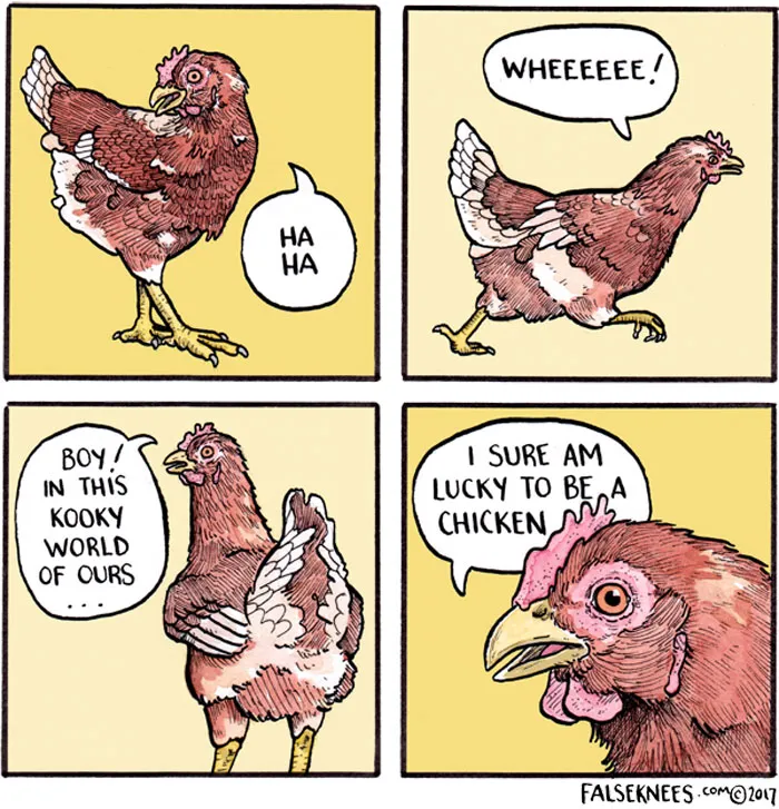 30 Funny Animal Comics That Show What Is Really Happening Out In The Wild By 'False Knees'