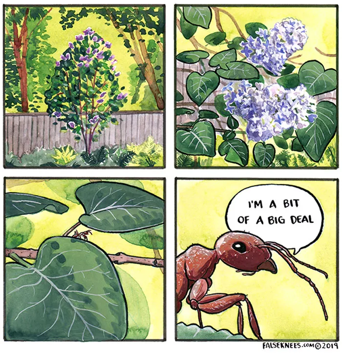 30 Funny Animal Comics That Show What Is Really Happening Out In The Wild By 'False Knees'