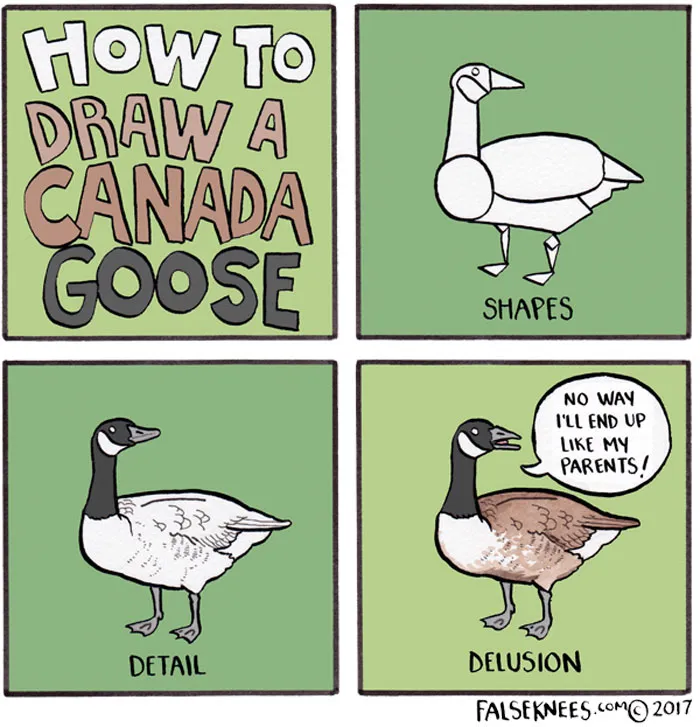 30 Funny Animal Comics That Show What Is Really Happening Out In The Wild By 'False Knees'