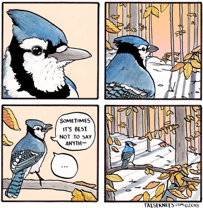 30 Funny Animal Comics That Show What Is Really Happening Out In The Wild By 'False Knees'