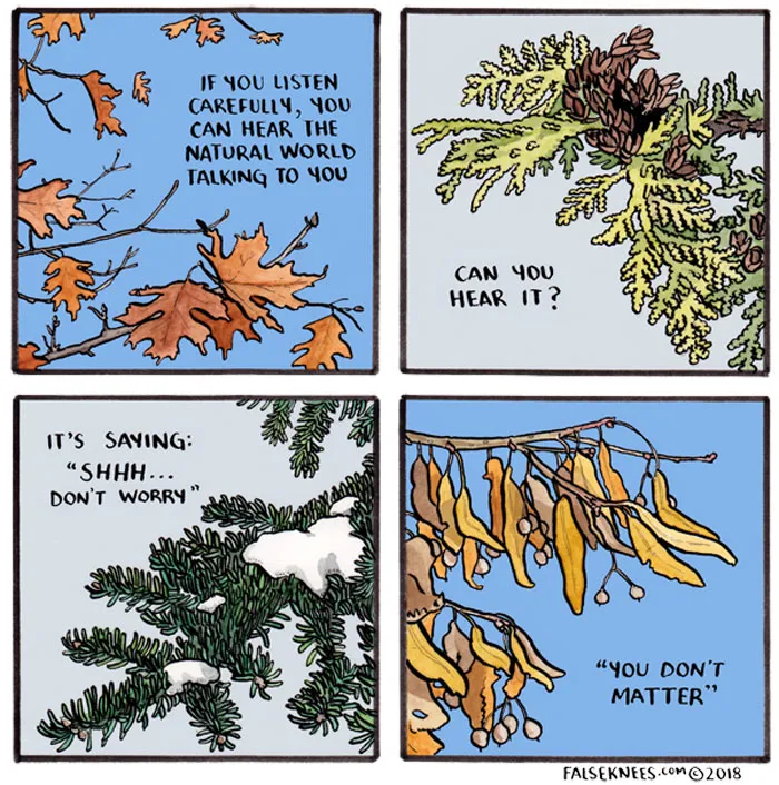 30 Funny Animal Comics That Show What Is Really Happening Out In The Wild By 'False Knees'