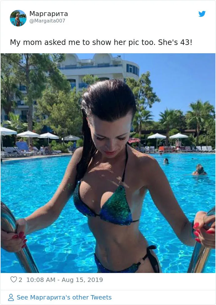 Daughter Brags About How Good Her Mom Looks, Accidentally Starts A Viral Thread (33 Pics)
