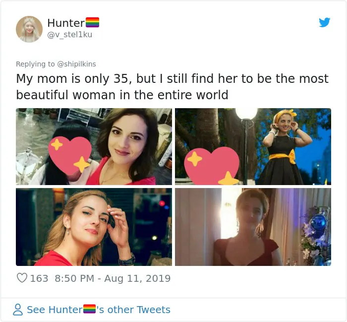 Daughter Brags About How Good Her Mom Looks, Accidentally Starts A Viral Thread (33 Pics)