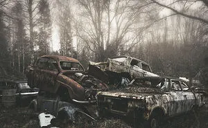 I Photographed This Amazing Hidden Junkyard