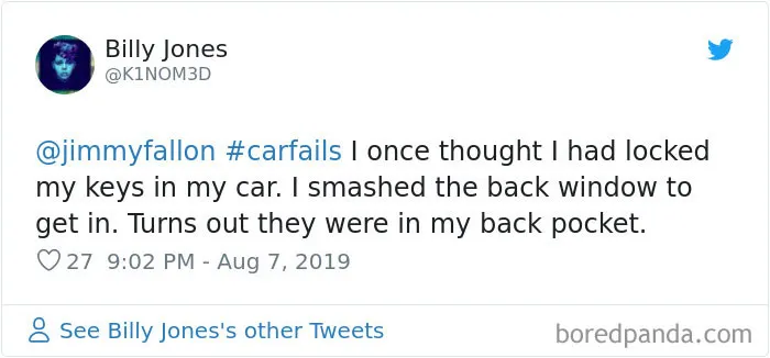 43 Of The Worst And Funniest Car Fails Shared For Jimmy Fallon's Challenge