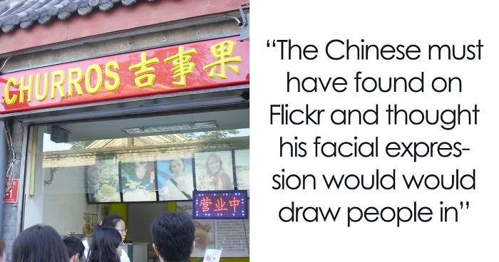 This Guy Finds Out That His Face Is Being Used All Over China To Advertise Churros