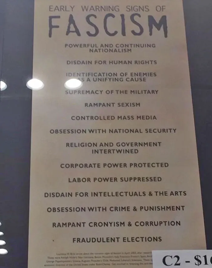 Encontrado en el Museo del Holocausto de Estados Unidos. ¿Le suena algo de esto hoy en día?