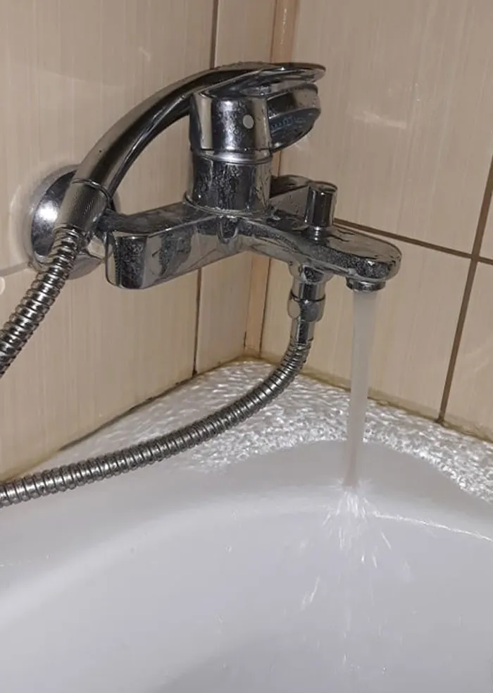 La colocación del grifo