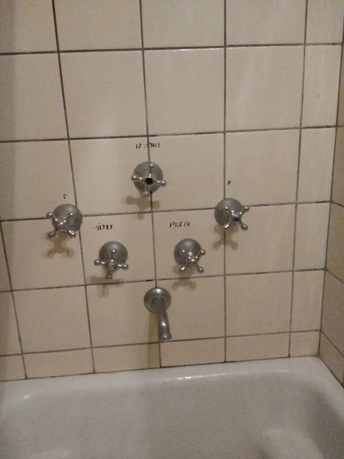 The Controls For This Shower