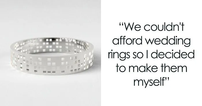 We Couldn't Afford Wedding Rings, So I Made Them Myself