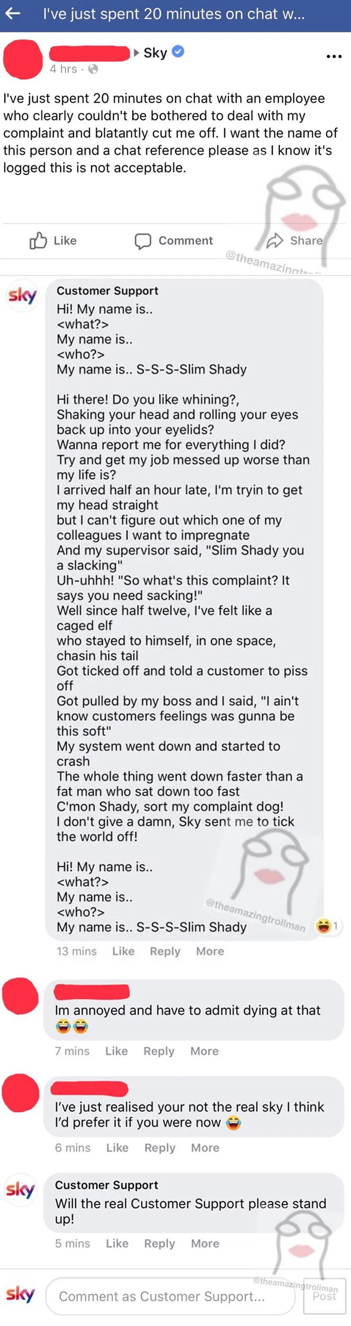 30 Times This Guy With A Name ‘Customer Support’ Trolled Clueless Customers