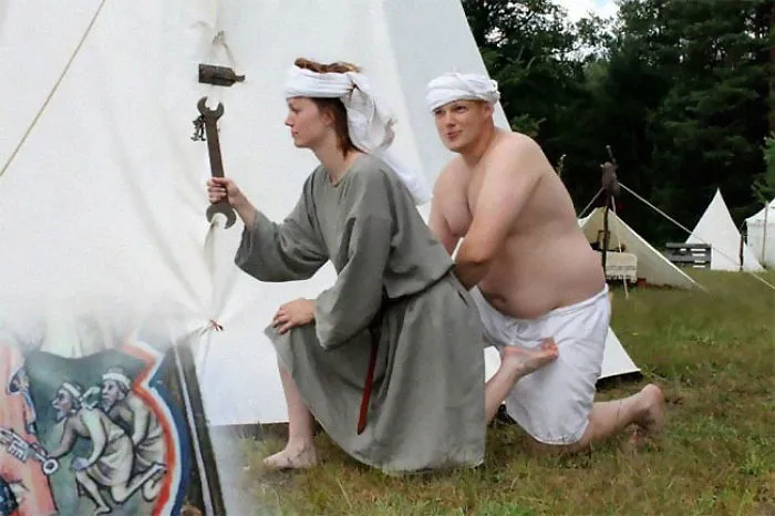 These Czech Students Recreate Scenes From Medieval Books, And They’re Hilariously Strange (15 Pics)