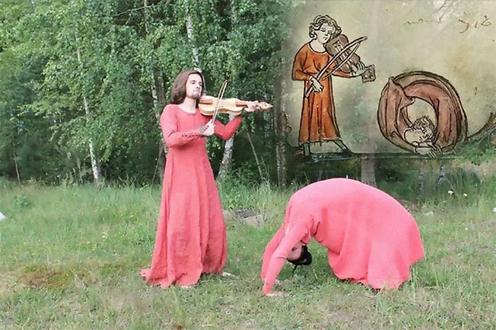 These Czech Students Recreate Scenes From Medieval Books, And They’re Hilariously Strange (15 Pics)