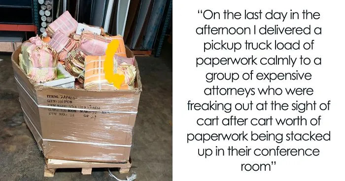 This Guy Creates A 'Paperwork Bomb' And Sends It To His Wife's Divorce Lawyers After She Tries To Go After His Business