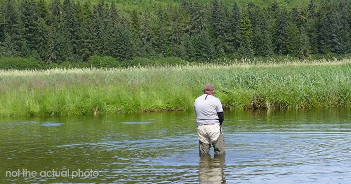 This Man Found A Genius Way To Catch Illegal Fishermen By Pretending To Be A Giant Salmon
