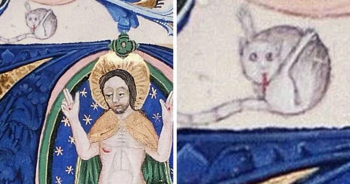 Apparently Medieval People Found Cats Licking Their Butts Fascinating And Here Are 14 Pics As Proof