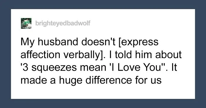 Husband Never Says 'I Love You' So Wife Teaches Him This Non-Verbal Sign And Now He's Saying It 'All The Time'