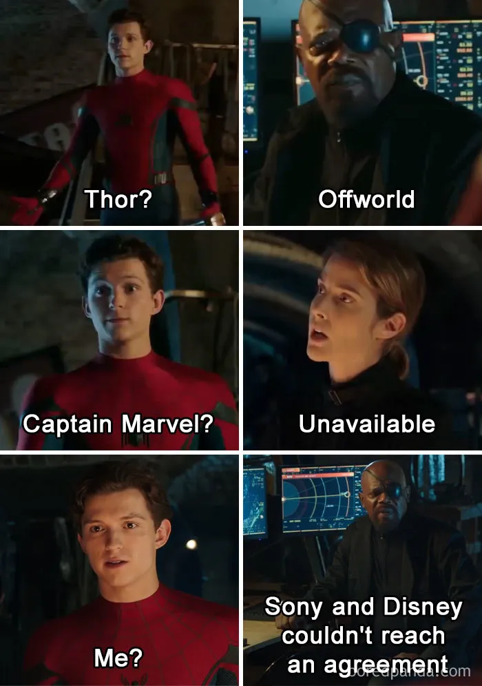 30 Sad And Funny Memes In Response To Sony Taking Back Spider-Man From MCU