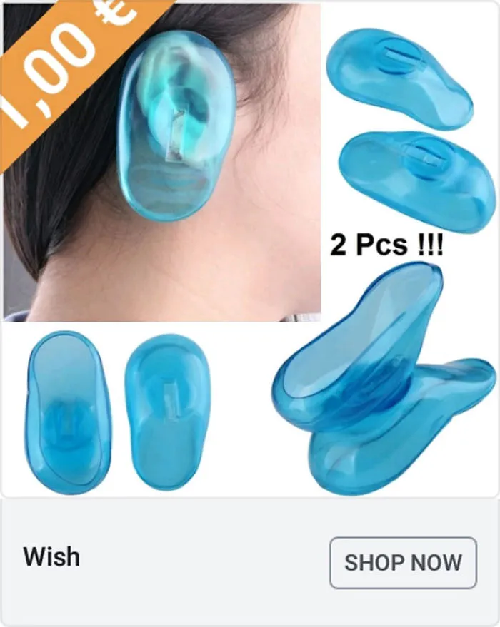 Why Are These Tiny Blue Plastic Shoes On This Person's Ear? What Does It Do? Why Do Ears Need Tiny Covers?
