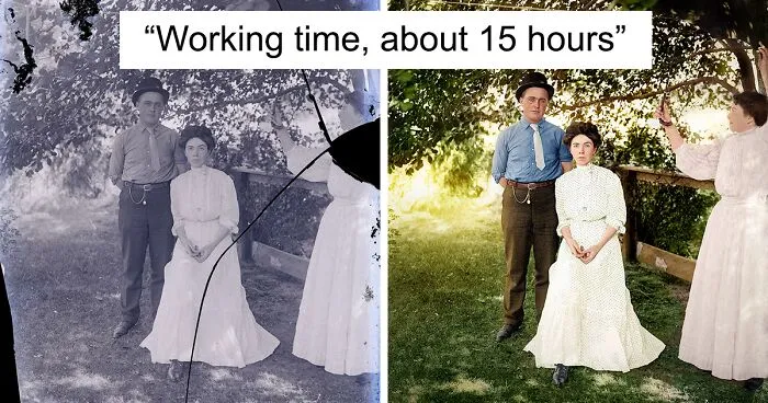 Photographer Spends 1000s of Hours Painstakingly Restoring 'Unrestorable' Photos And Here Are His 16 Most Impressive Works