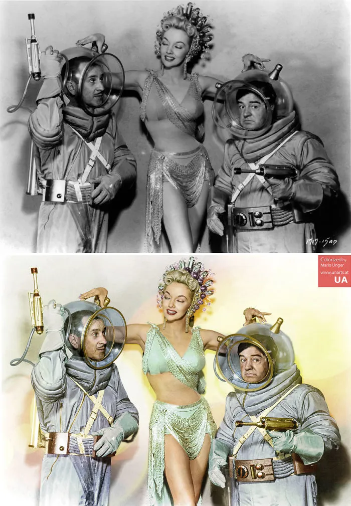 "Abbott And Costello Go To Mars", 1953
