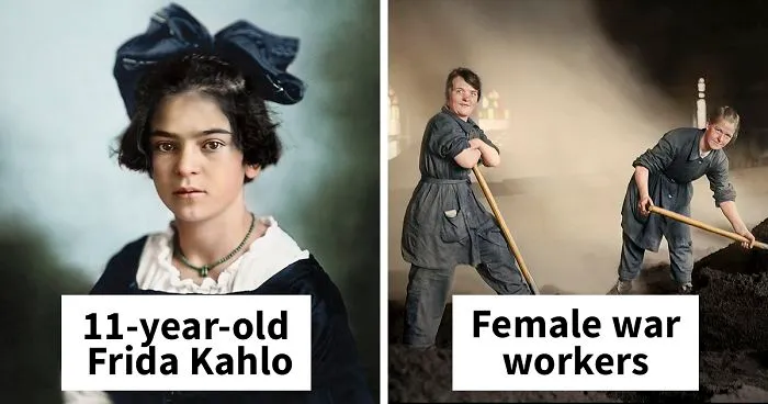 Thousands Of Hours Later, Here Are 30 Old Black & White Photos Of Famous And Ordinary People That I Colorized